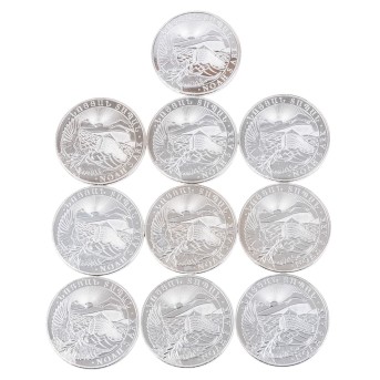 Armenien/SILBER 10x 1oz 500 Dram 2020 "Arche Noah"