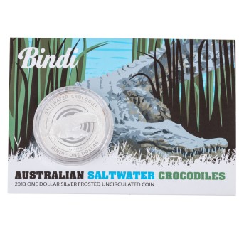 Australien /SILBER - 1 $ Saltwater Crocodile 1 oz 2013