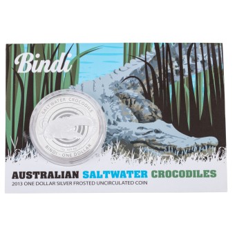 Australien /SILBER - 1 $ Saltwater Crocodile 1 oz 2013