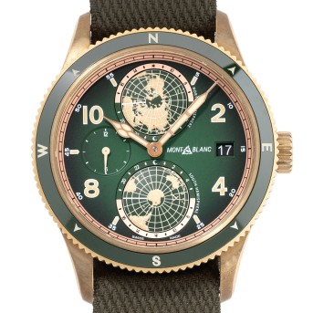 MONTBLANC Geosphere Ref 119909 Limited Edition Herrenuhr von 2020. UNGETRAGEN. Box und Papiere. 