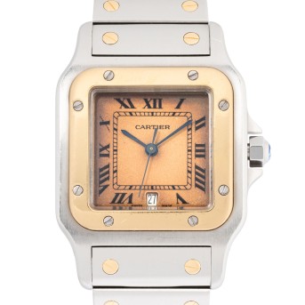 CARTIER Santos Galbee Ref 187901 Herrenuhr aus den 90er Jahren. 