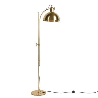 FLORIAN SCHULZ 'Stehlampe aus Messing' 1970er Jahre.