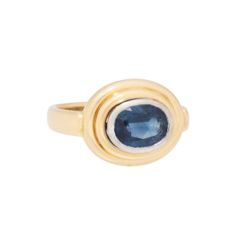Ring mit Saphir ca. 1,5 ct,
