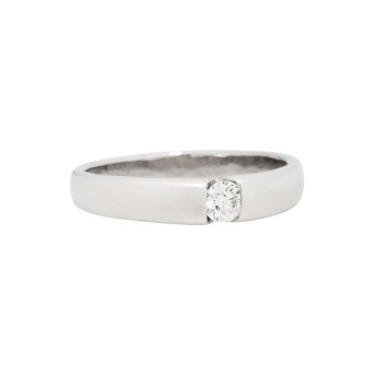 CHRIST Solitärring mit Brillant von ca. 0,2 ct,