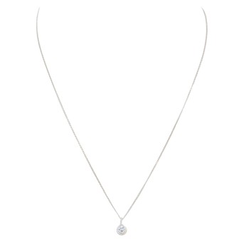 WEMPE Solitäranhänger mit Brillant von ca. 0,25 ct,