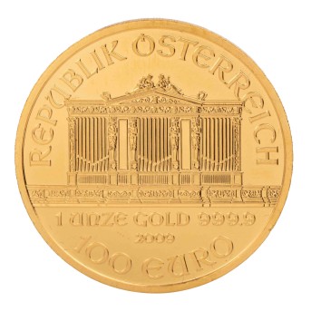 Österreich /GOLD - 100 € Wiener Philharmoniker 1 oz 2009