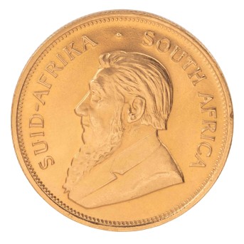 Südafrika/GOLD - 1 Unze GOLD fein, 1 Krügerrand 1983,