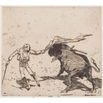 GEIGER, WILLI (1878-1971) 'Stierkampf' 1912