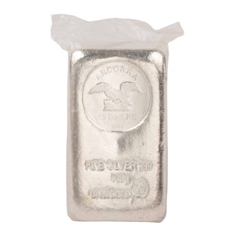 Andorra /SILBER - 500 g Münzbarren, 15 Diners 2011
