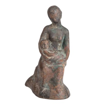 FLOSDORF, FERDINAND (1881-1956) 'Mutter und Kind'