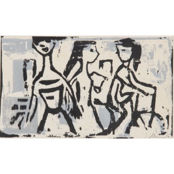 SCHULTZ, MARES (1920-2013), 'Figurengruppe',