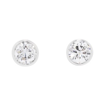 Paar Ohrstecker mit 2 Brillanten 