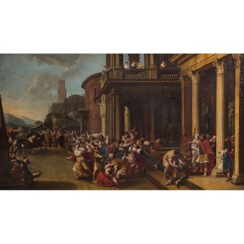 Nachfolger von JOHANN HEISS (1640-1704) 'Der Raub der Sabinerinnen'
