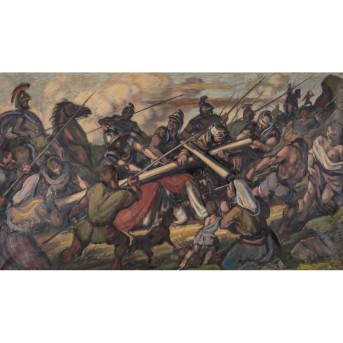 ZIEGLER, RICHARD (1891-1992), 'Kreuztragung', 1951,