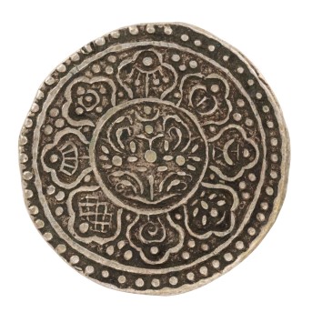 Tibet/SILBER 1 Tangka um 1900