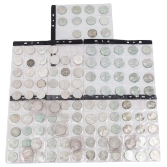 BRD/SILBER – Sammlung Gedenkmünzen mit insg. ca. 1 kg Fein,
