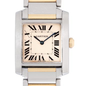 CARTIER Tank Francaise, Ref. 2301 mit Papieren aus 1996.