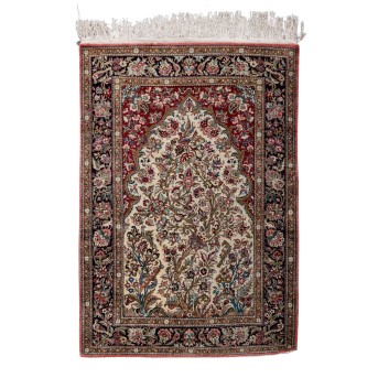 Orientteppich aus Seide. GHOM/PERSIEN, 20. Jh., ca.153x103 cm.