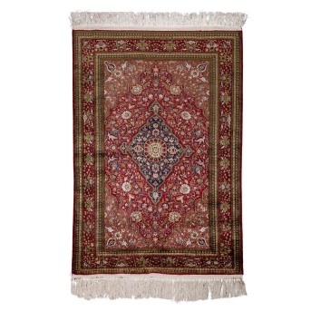 Orientteppich aus Seide. ÄGYPTEN, 20. Jh., ca. 200x130 cm.