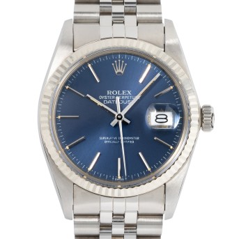 ROLEX Oyster Perpetual Datejust 36 Ref. 16014 mit Papieren von ca. 1982. 