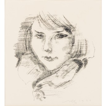 ZIEGLER, RICHARD (1891-1992) 'Mädchen mit Bob' 1930