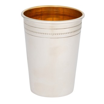 Becher mit feinem Dekor, 925 Silber,