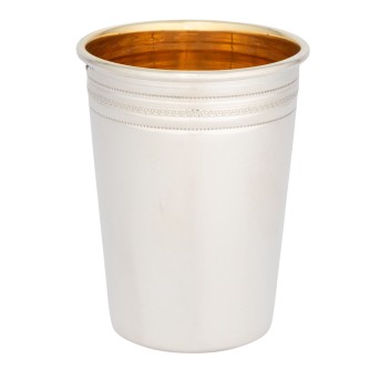 Becher mit feinem Dekor, 925 Silber,