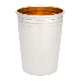 Becher mit feinem Dekor, 925 Silber,