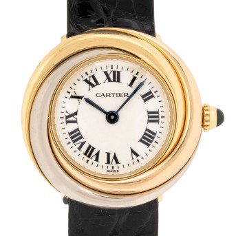 CARTIER Trinity Ref 2357 Damenuhr aus den 1990er Jahren. Box und Papiere. 