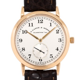 A. LANGE & SÖHNE 1815 Ref 206.032 Herrenuhr von 2001. Box und Wempe Papiere anbei. 