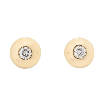 Paar Ohrstecker mit 2 Brillanten,
