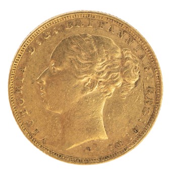 Australien/GOLD - 1x Sovereign 1881/M, Victoria (1871-1887),