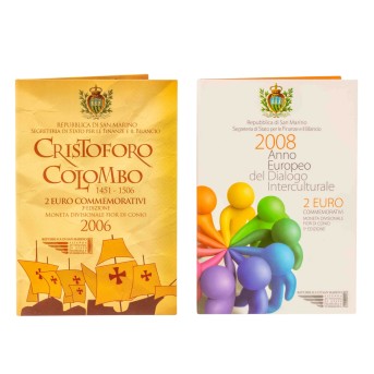 San Marino Duo 2x 2€ in Coincard
