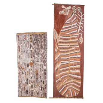 MAWURNDJUL, JOHN (geb. 1952), „Njaljod – The Rainbow Serpent“,