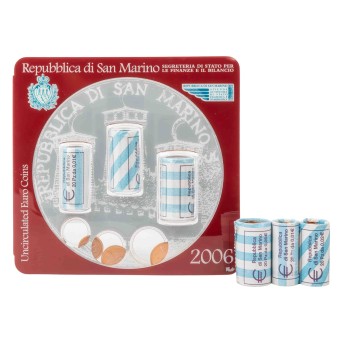 San Marino Münzrollenkonvolut 3,28€ 2006