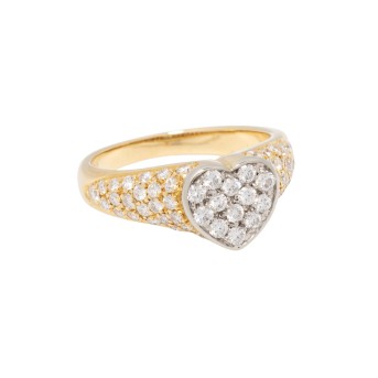 Ring mit 60 Brillanten