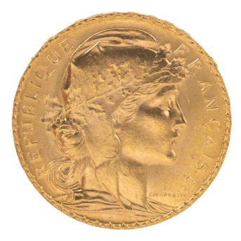 Frankreich /GOLD - 20 Francs Marianne 1911
