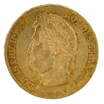 Frankreich /GOLD - Louis-Philippe I. (1830-1848) 20 Francs 1840