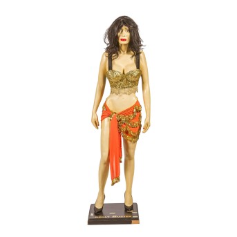 Lebensgroße Figur der DOLLY BUSTER, 1990er Jahre,