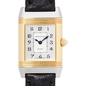 JAEGER LECOULTRE Reverso 'Duetto' Ref 266.542.443B Damenuhr von 2001 mit Papieren. 
