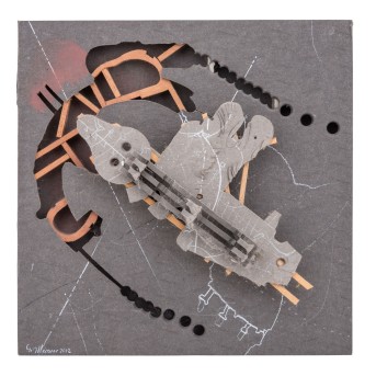 MEISSNER, GEORG (geb. 1934), Plastik eines Krokodils, 2002,