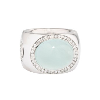 Ring mit Aquamarin,