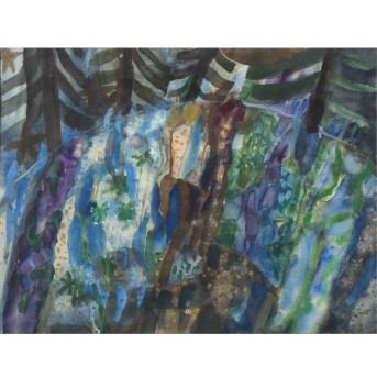 FOERSTER, HEIDI (1932) 'Abstrakte Komposition' 1968