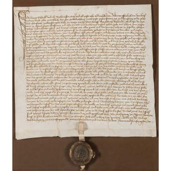 SPÄTMITTELATERLICHE VERKAUFSURKUNDE, Innviertel, 1459