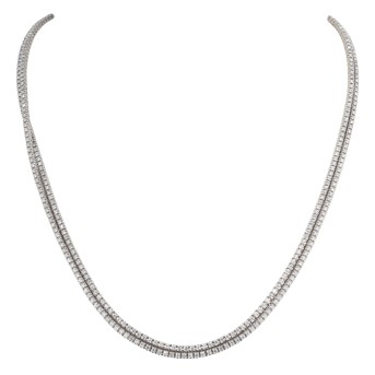Collier mit 478 Brillanten von zus. 5,40 ct,