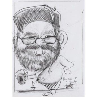 KÜNSTLER/IN DES 20. JH., „Am Strand von Key West“, 1998,