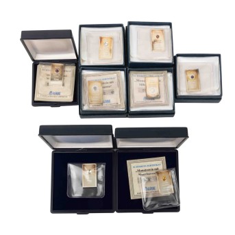 Silbermedaillen 8x 1/2oz .999Ag mit Steinen