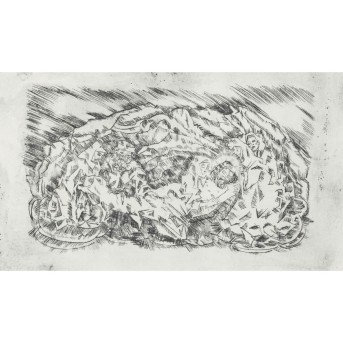 TAPPER, GEORG (1880-1957) Zugeschrieben, „religiöse Szene der Grablegung Christi“,