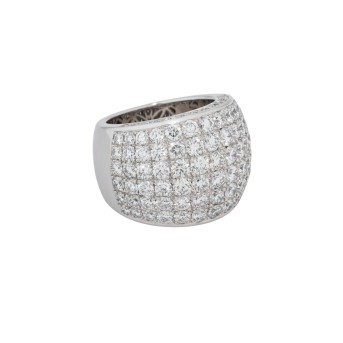 VON HOFEN 'Zappe' Ring mit 104 Brillanten Pavé zus. 6,06 ct.