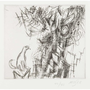 MOSER, WILFRID (1914-1997), Figürliche Komposition,